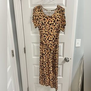 Loft Leopard Dress